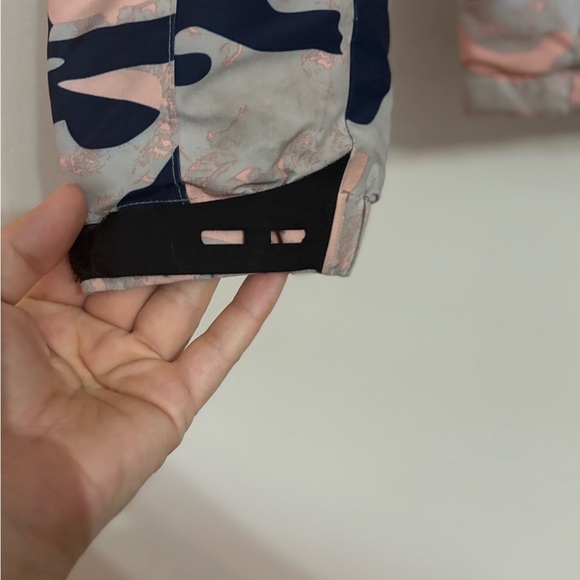 Pooluly Women’s Camo Snow/ski Jacket Pink Blue Floral Insulated Hooded Size sm - Picture 10 of 15